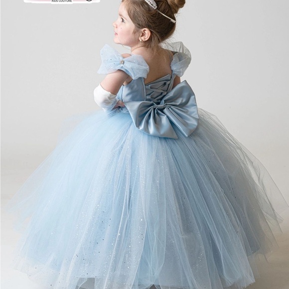 Petite Monet Dress light blue Size 10 - Picture 2 of 8